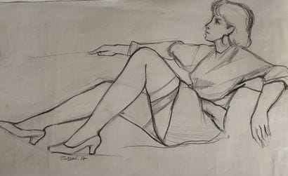 Maurice STOPANNI (1921-2014)
Emmanuelle allongée...