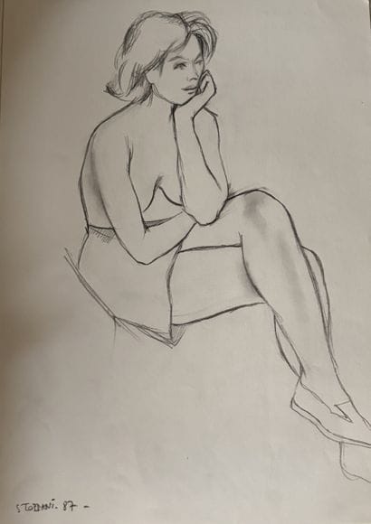Maurice STOPANNI (1921-2014)
Emmanuelle rêveuse...