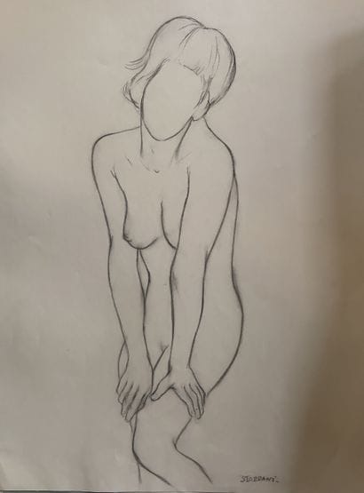 Maurice STOPANNI (1921-2014)
Nu posant
Dessin...