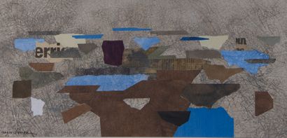 Roger DERIEUX (1922-2015)
Untitled
Collage
Signed...