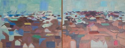 Roger DERIEUX (1922-2015)
Set of two views...