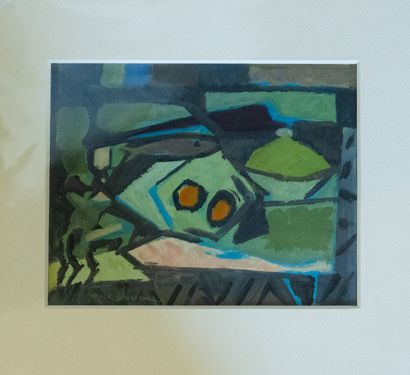 Roger DERIEUX (1922-2015)
Nature morte au...