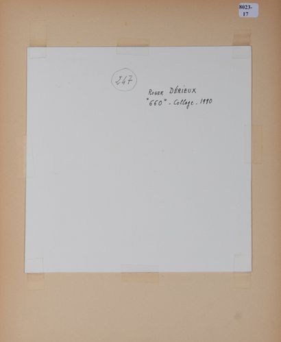 Roger DERIEUX (1922-2015)
