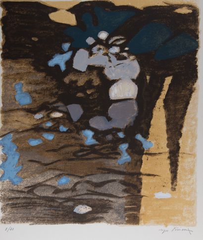 Roger DERIEUX (1922-2015)
Untitled, rocailles...