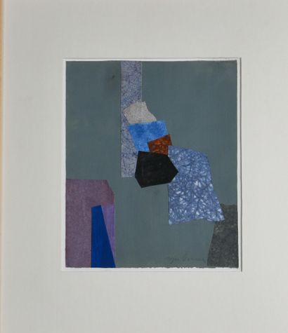 Roger DERIEUX (1922-2015)
Set of 2 collages...