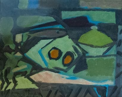 Roger DERIEUX (1922-2015)
Nature morte au...