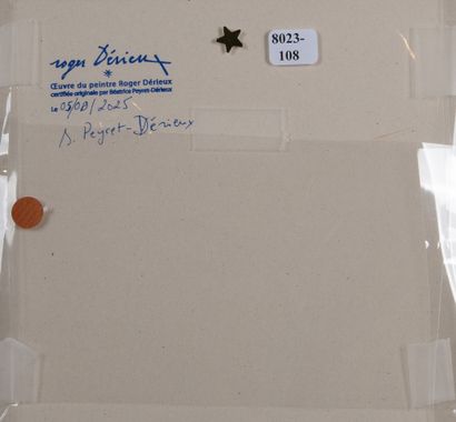 Roger DERIEUX (1922-2015) 
Nu
Crayons de...