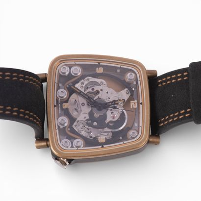 BRM
FF39-40 watch in bronze with skeleton...