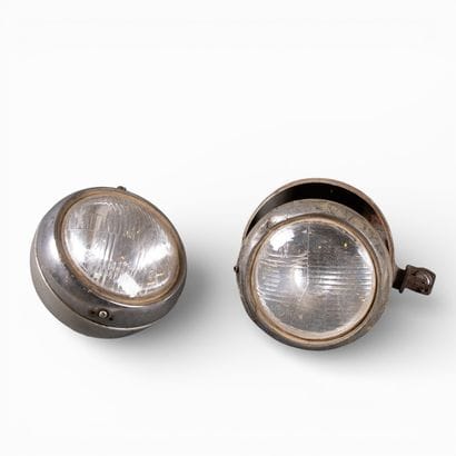 CIBIE 
Pair of long-range ball headlights...