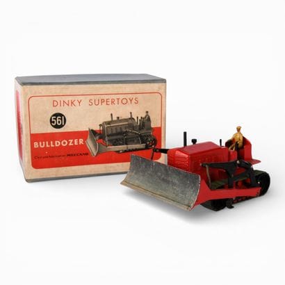 DINKY SUPERTOYS, Made in England
Red Bulldozer...