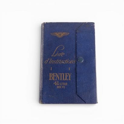 BENTLEY
Livre d'instruction BENTLEY 4 1/4...