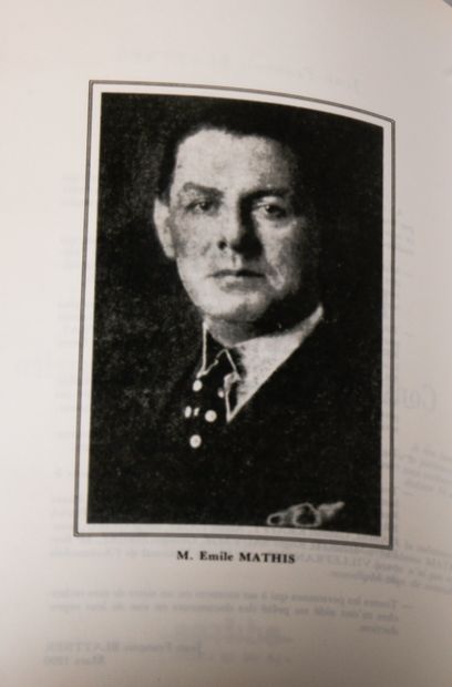 J-F BLATTNER, Emile Mathis Constructeur automobile,...