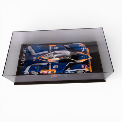 Maquette Peugeot 206 MVB 75, signée au feutre,...