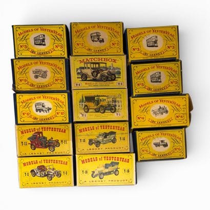 MATCHBOX, Models of Yesterday
Lot of 14 miniature...
