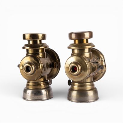 LUCAS KING'S OWN, circa 1900
Pair of brass...