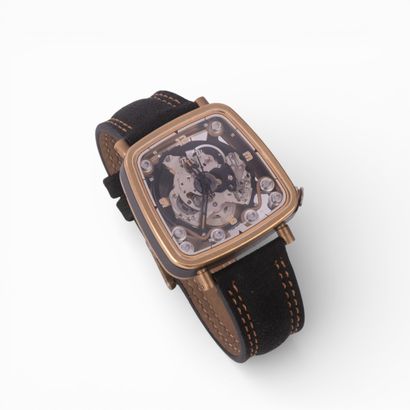 BRM
FF39-40 watch in bronze with skeleton...