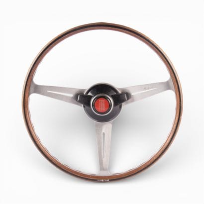 E.NARDI (1907-1966) for FIAT
Wooden 3-spoke...