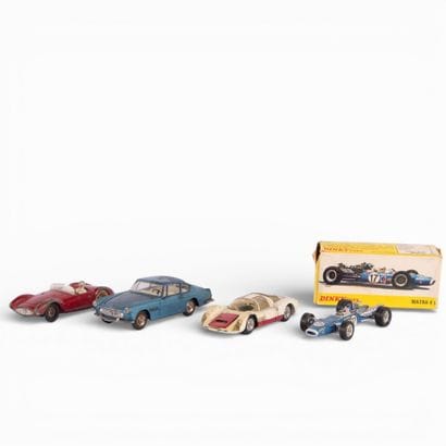 DINKY TOYS, Made in France
Set of 4 miniature...