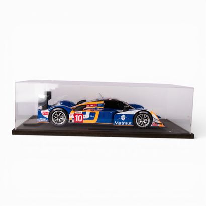 Maquette Peugeot 206 MVB 75, signée au feutre,...