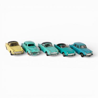 NOREV, Made in France
Five plastic SIMCA...