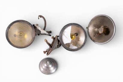 Set of 3 damaged headlights
