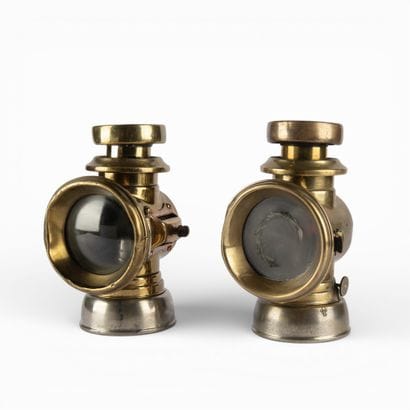LUCAS KING'S OWN, circa 1900
Pair of brass...
