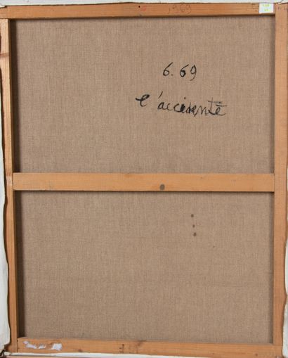 Émile LAFAMÉ (1934–2017)
L’accidenté, 1969
Oil...