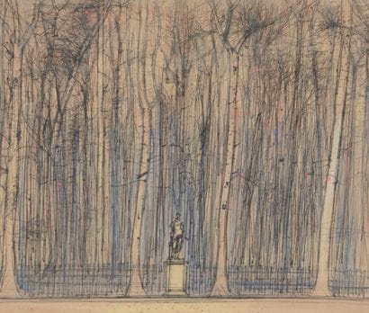 Jean CARZOU (1907–2000)
Sculpture in a Park,...