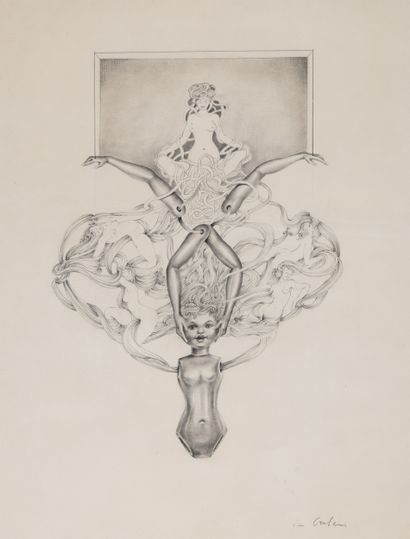Michèle VAN COTTHEM (born in 1939)
Erotic-Surrealist...