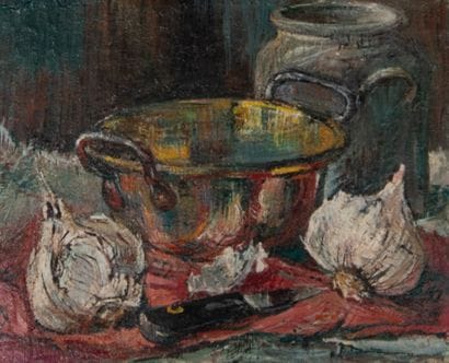 School of the 1930s–1950s
Garlic in the Kitchen
Oil...