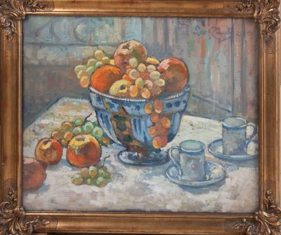 Léo TAUTY (1889–1970)
Table with a Fruit...
