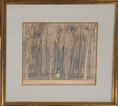 Jean CARZOU (1907–2000)
Sculpture in a Park,...