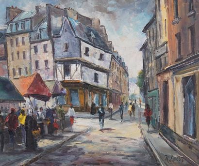 René LOROTTE (1920–1985)
Market in the Old...