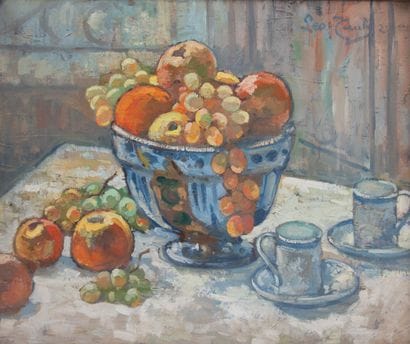 Léo TAUTY (1889–1970)
Table with a Fruit...