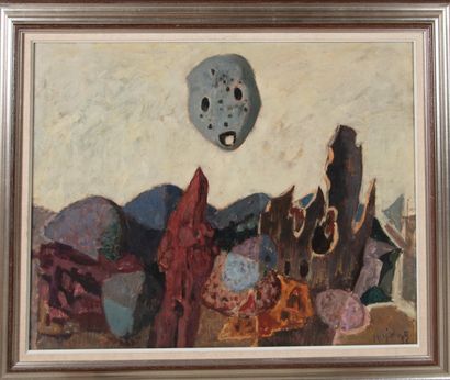 Jean AUJAME (1905–1965)
Moon Over the Lava...