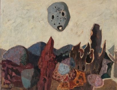 Jean AUJAME (1905–1965)
Moon Over the Lava...