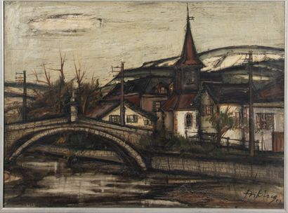 Franz PRIKING (1929–1979)
Village Near a...