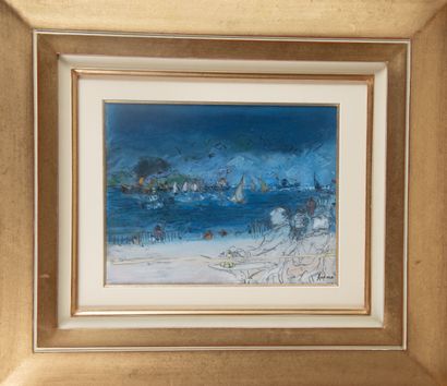 Jean FUSARO (born in 1925)
Jàvea Beach, Spain
Pastel...