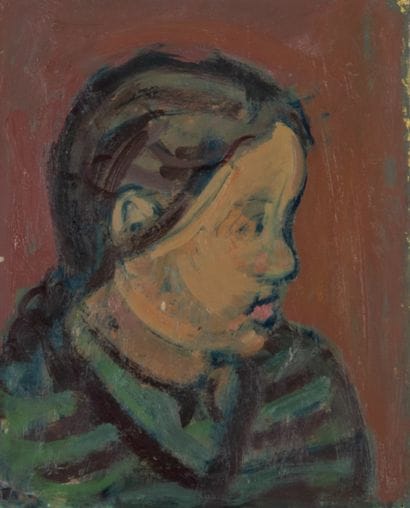 School, 1920s–1930s
Young Girl in Profile...