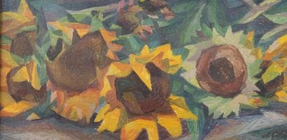 Robert GALLAY (1907–1986)
Sunflowers, 1951
Oil...