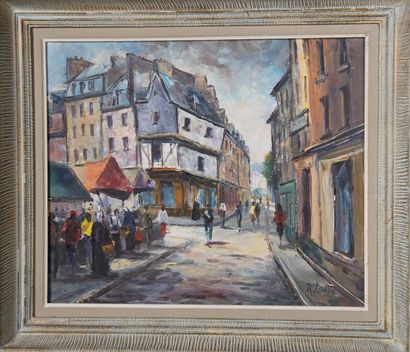 René LOROTTE (1920–1985)
Market in the Old...