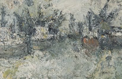 Michel MALY (1936–2018)
Port of Sète, 1961
Oil...