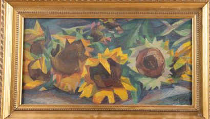 Robert GALLAY (1907–1986)
Sunflowers, 1951
Oil...