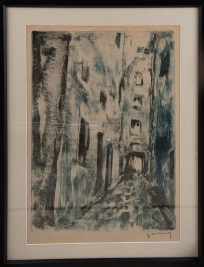 Pierre COMBET-DESCOMBES (1885–1966)
The Street
Two-color...