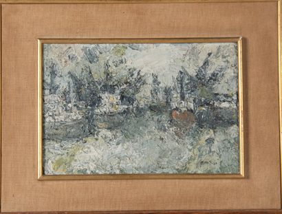 Michel MALY (1936–2018)
Port of Sète, 1961
Oil...