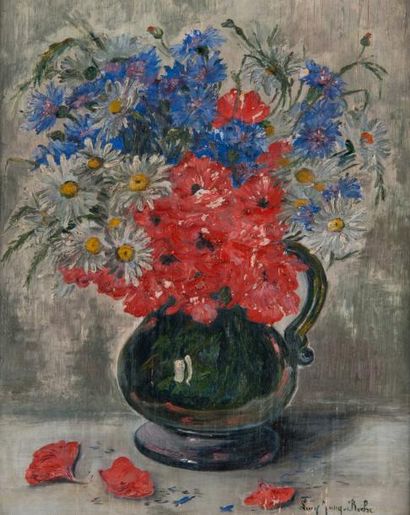 Lucy Jung Roche (XXe)
Huile sur panneau,...