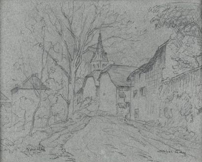 ABEL GAY (1877-1961)
Village de campagne....