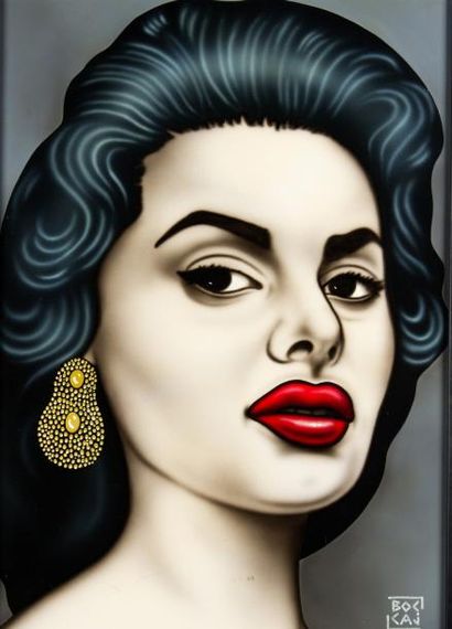 Jean-Paul BOCAJ (1949)
Portrait de femme....