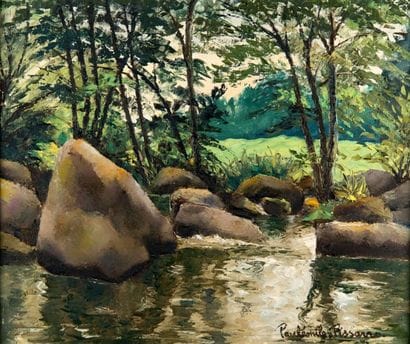 Paul Émile PISSARO (1884 - 1972)
La Rouvre...