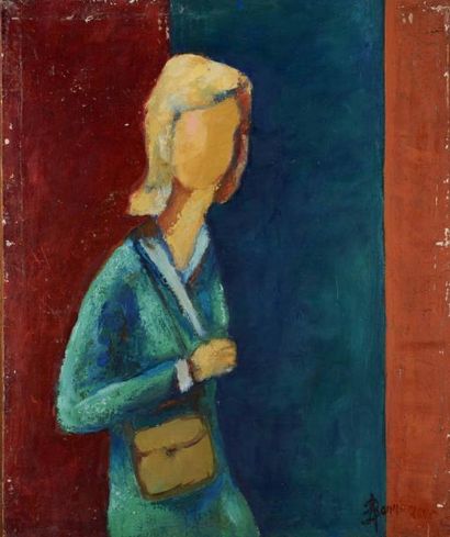 André BONNAMOUR (1900-1985)
Jeune femme à...